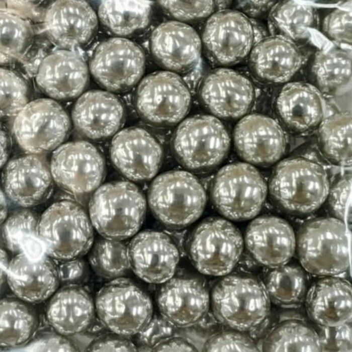 Mini Perles argentées au chocolat noir