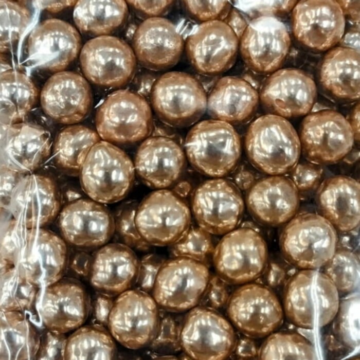 Mini Perles cuivrées au chocolat noir