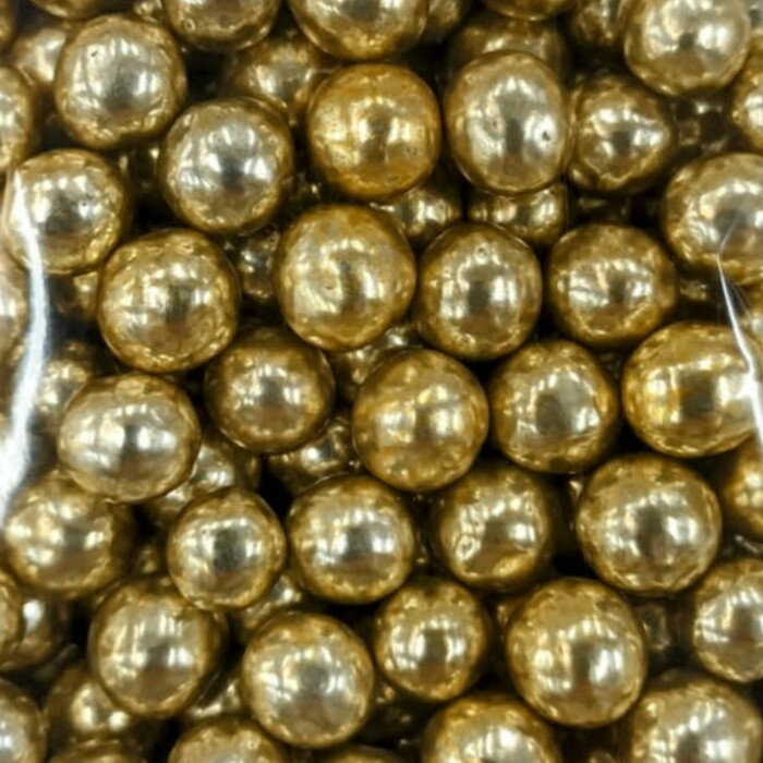 Mini Perles dorées au chocolat noir